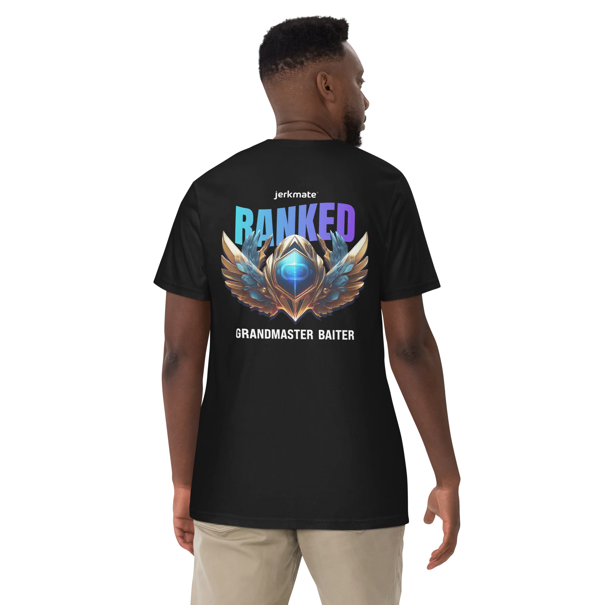Jerkmate Ranked 2 Grandmaster Baiter T-shirt - Image 5